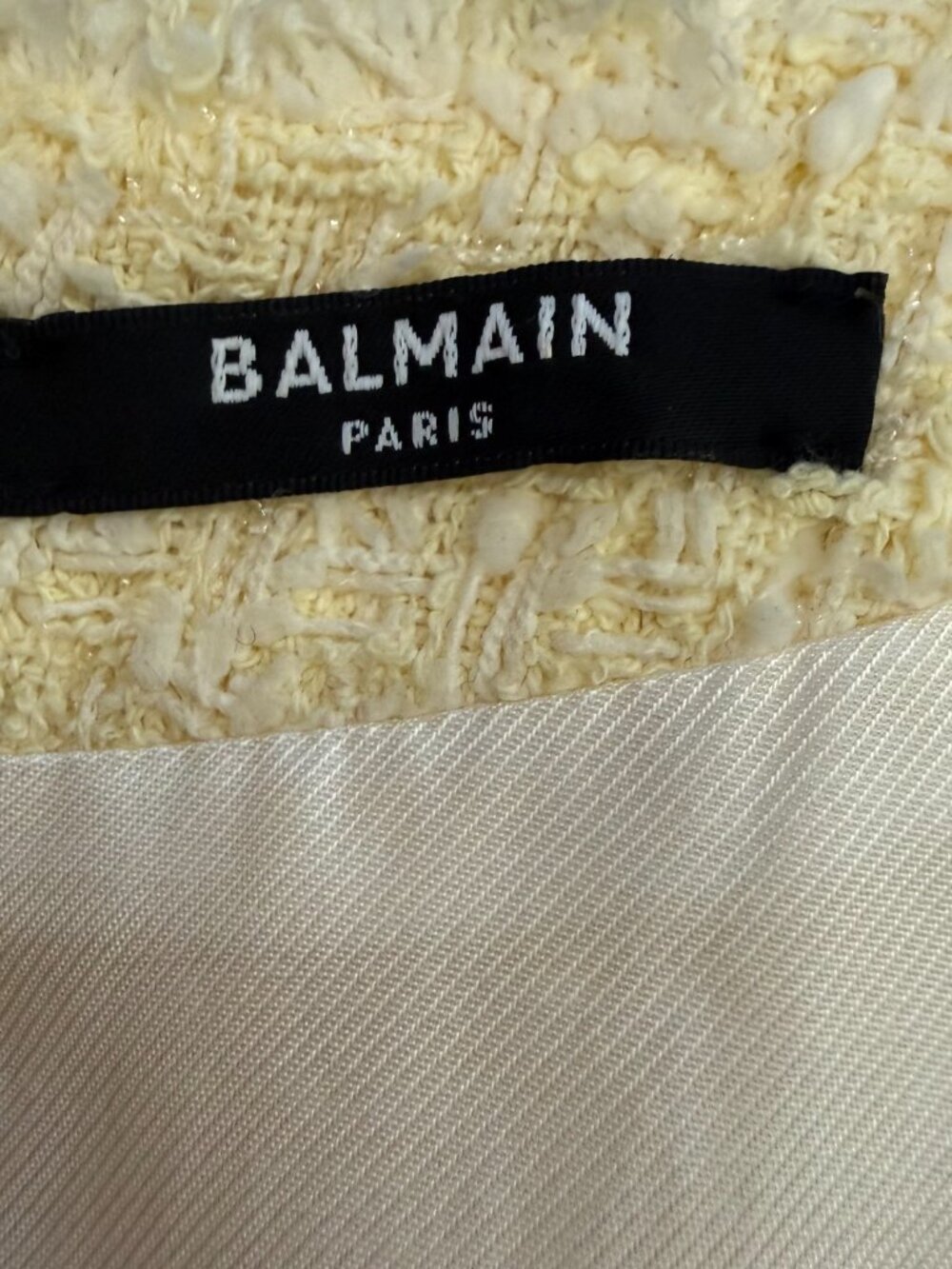 BALMAIN TWEED MINI DRESS SIZE 36 FR, 2 or 4 US NEW - Picture 14 of 15